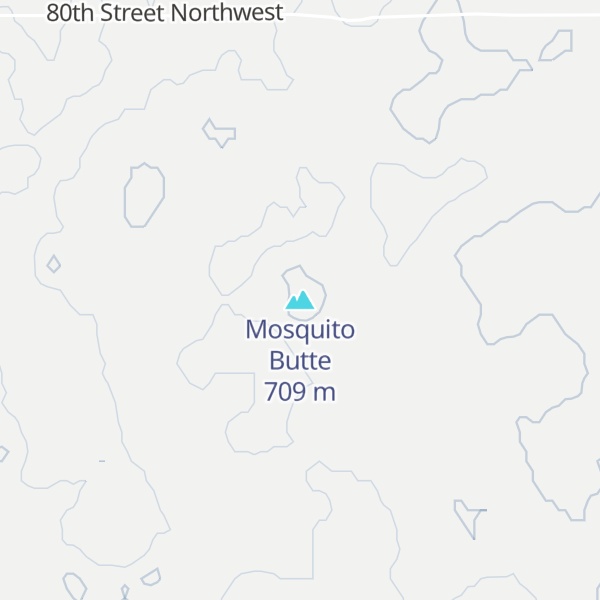 Map of Mosquito Butte