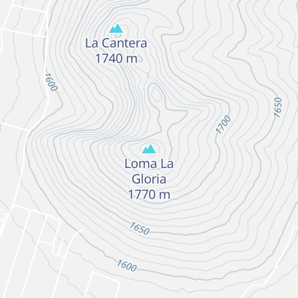 Map of Loma La Gloria