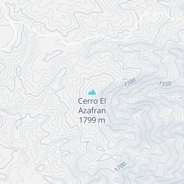 Map of Cerro El Azafran