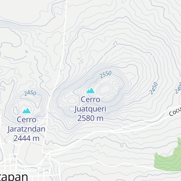 Map of Cerro Juatqueri