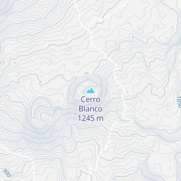 Map of Cerro Blanco