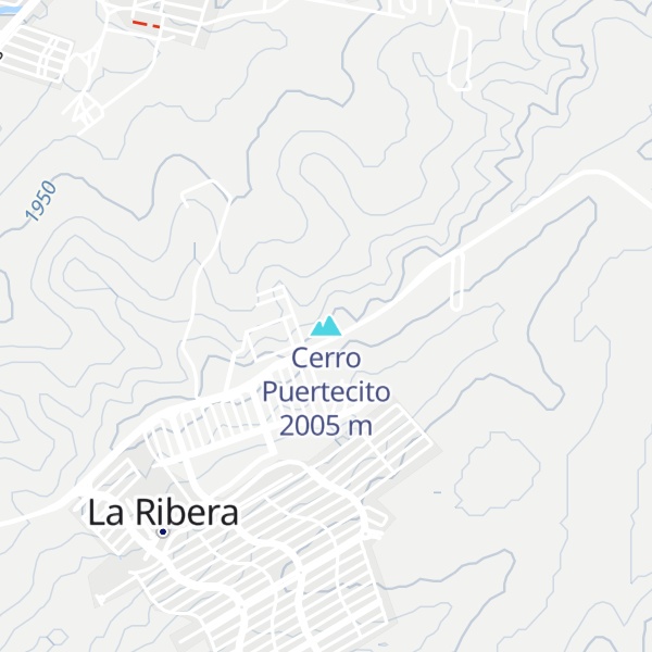 Map of Cerro Puertecito