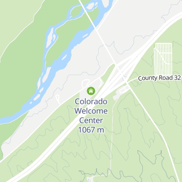 Map of Colorado Welcome Center