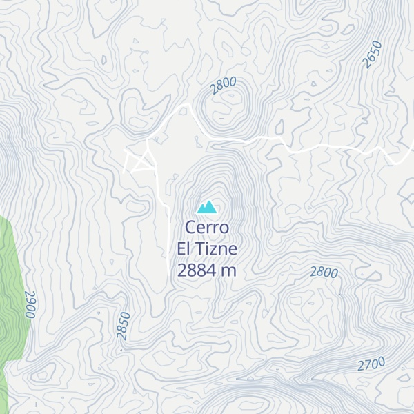 Map of Cerro El Tizne