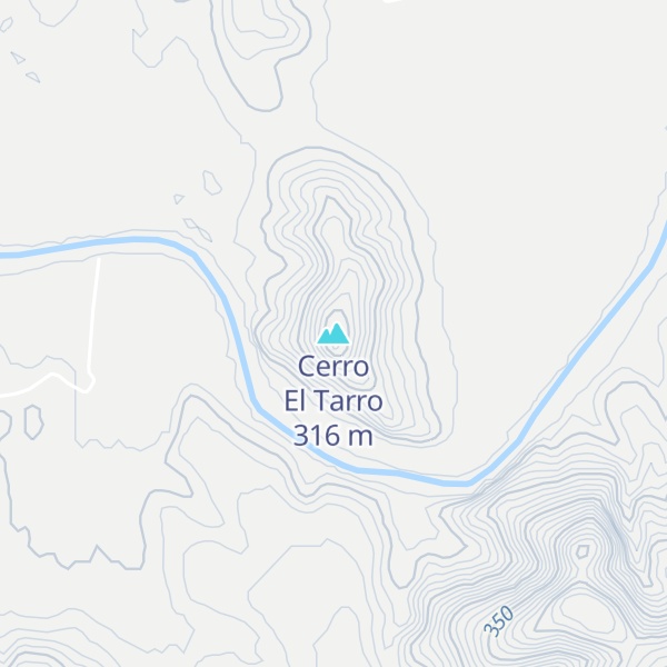 Map of Cerro El Tarro
