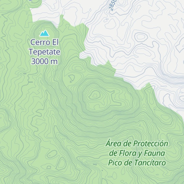 Map of Cerro La Chimenea