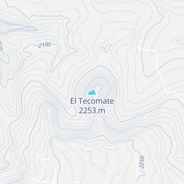 Map of El Tecomate