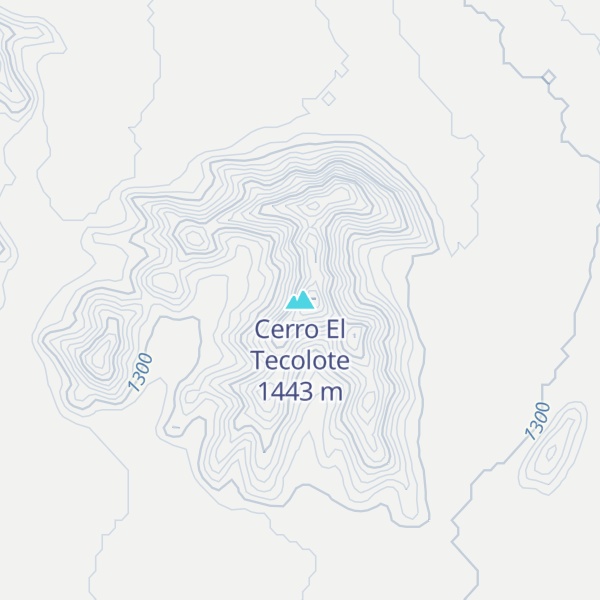 Map of Cerro El Tecolote