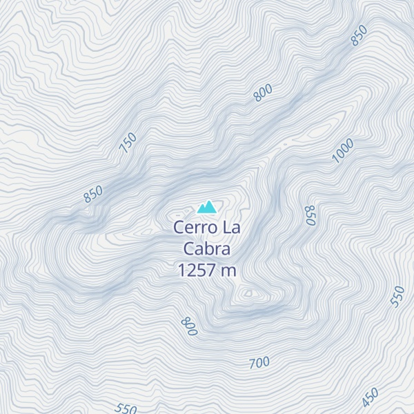 Map of Cerro La Cabra