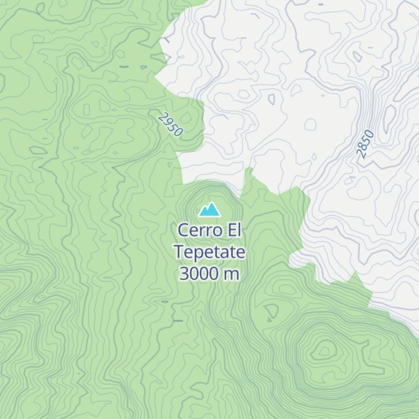 Map of Cerro El Tepetate