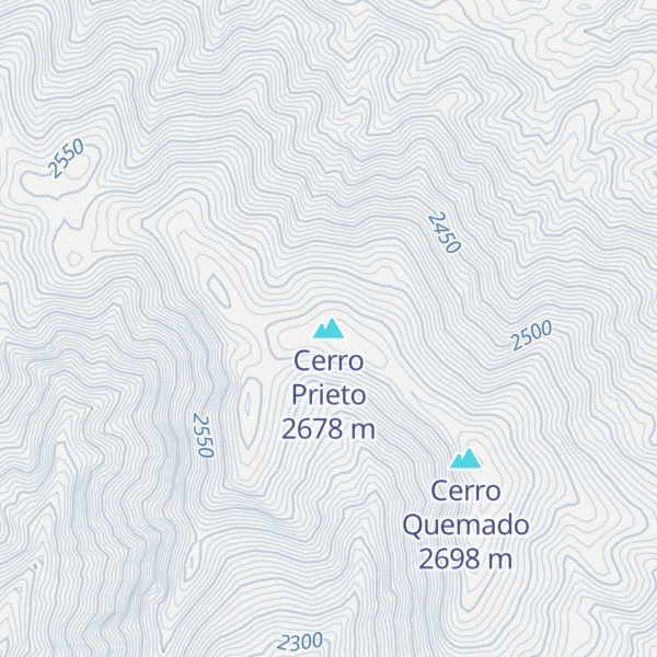 Map of Cerro Prieto