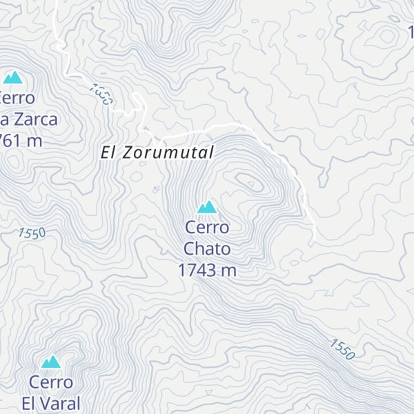 Map of Cerro Chato
