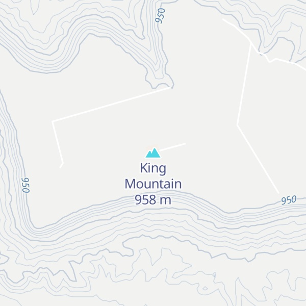 Map of King Mountain
