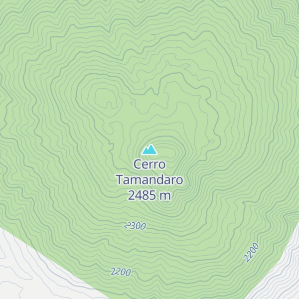 Map of Cerro Tamandaro
