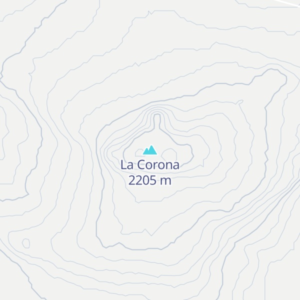 Map of La Corona