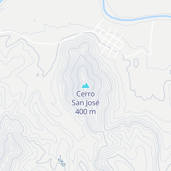 Map of Cerro San José
