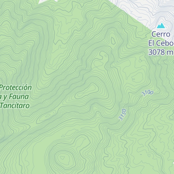 Map of Cerro San Pedro