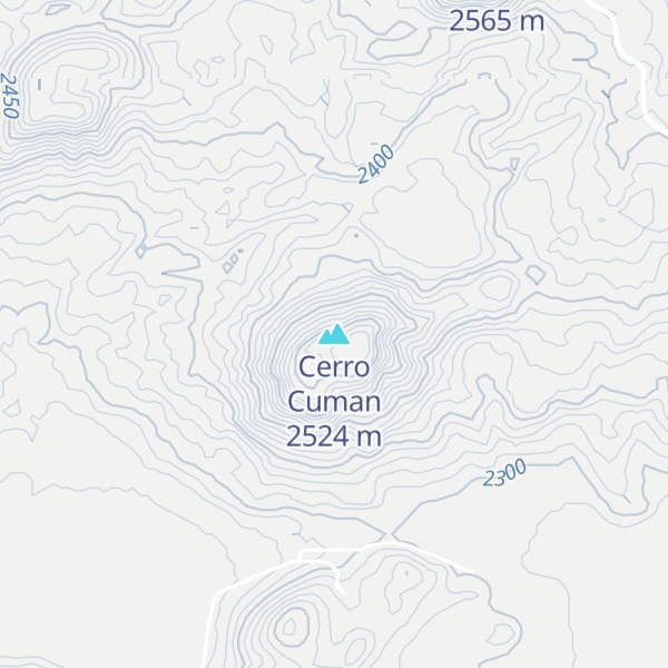 Map of Cerro Cuman