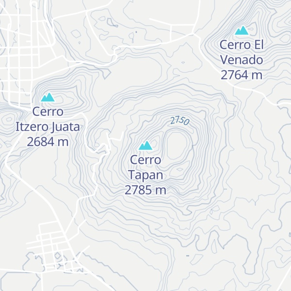 Map of Cerro Tapan