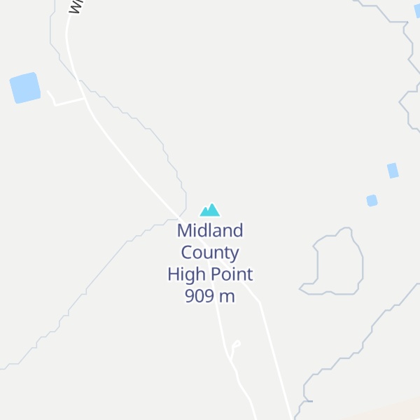 Map of Midland County High Point
