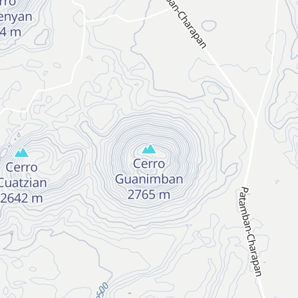 Map of Cerro Guanimban