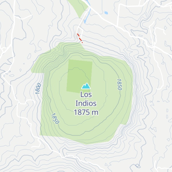 Map of Los Indios