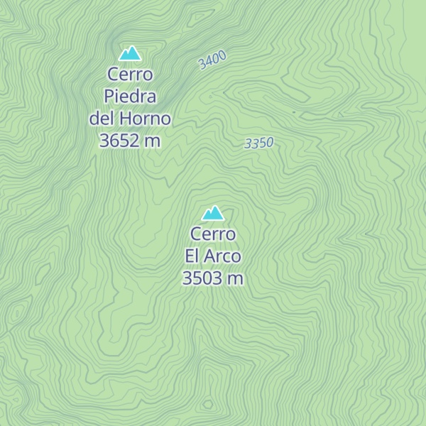 Map of Cerro El Arco