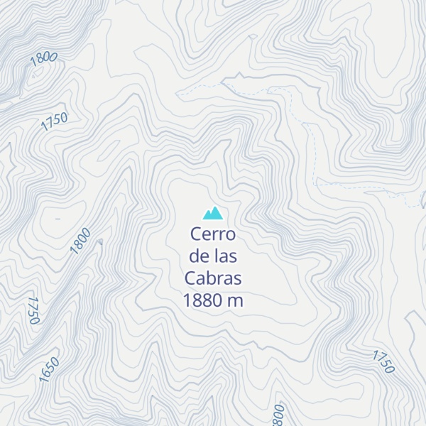 Map of Cerro de las Cabras