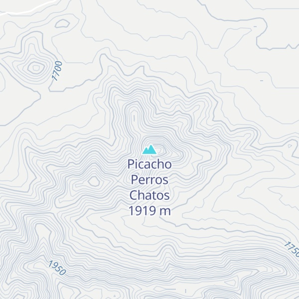 Map of Picacho Perros Chatos