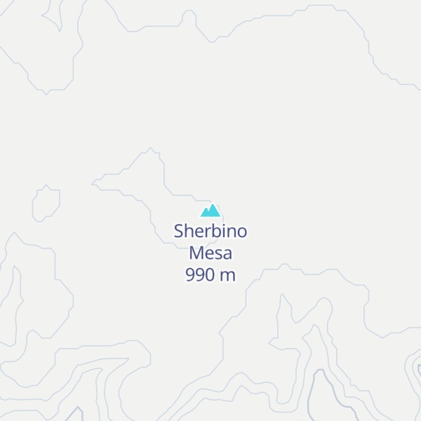Map of Sherbino Mesa