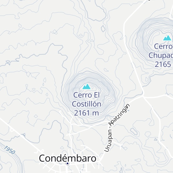 Map of Cerro El Costillón