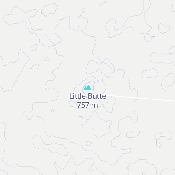 Map of Little Butte