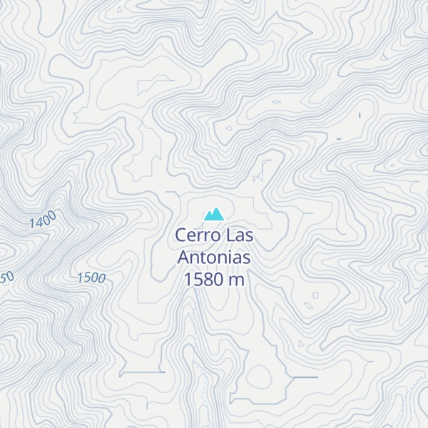 Map of Cerro Las Antonias