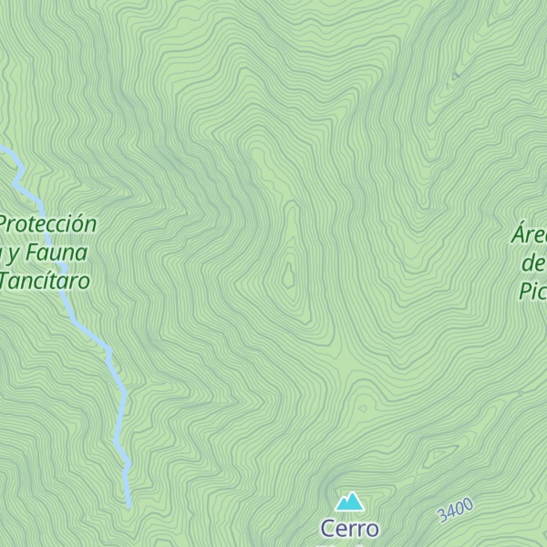 Map of Cerro El Brinco