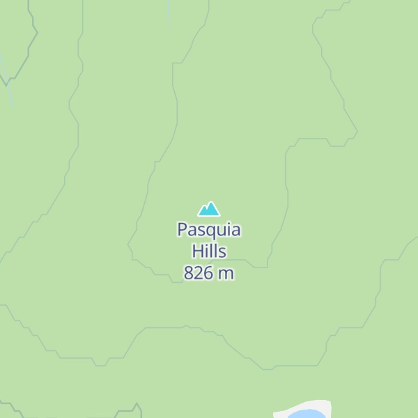 Map of Pasquia Hills