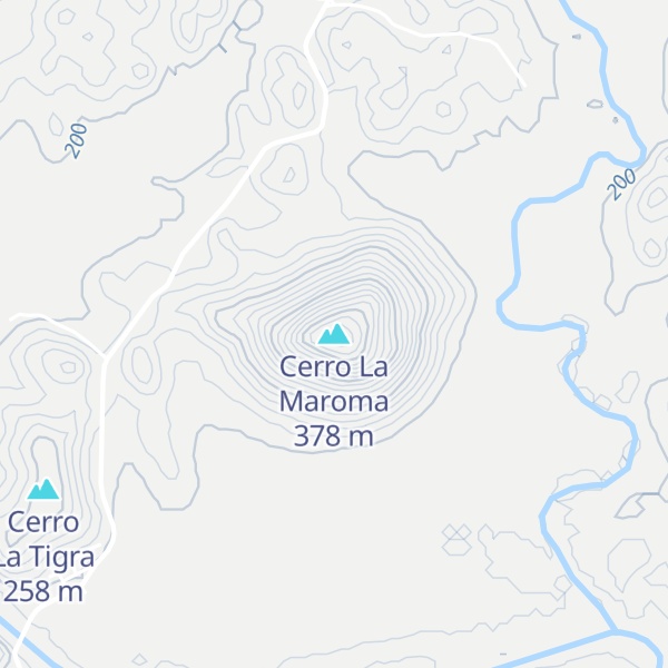 Map of Cerro La Maroma