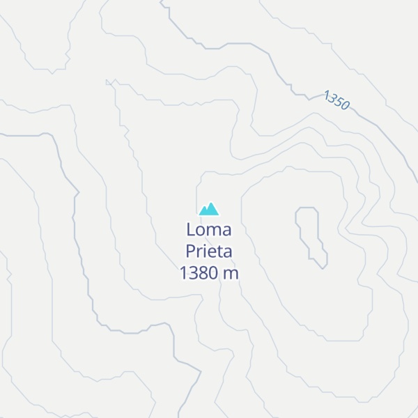 Map of Loma Prieta
