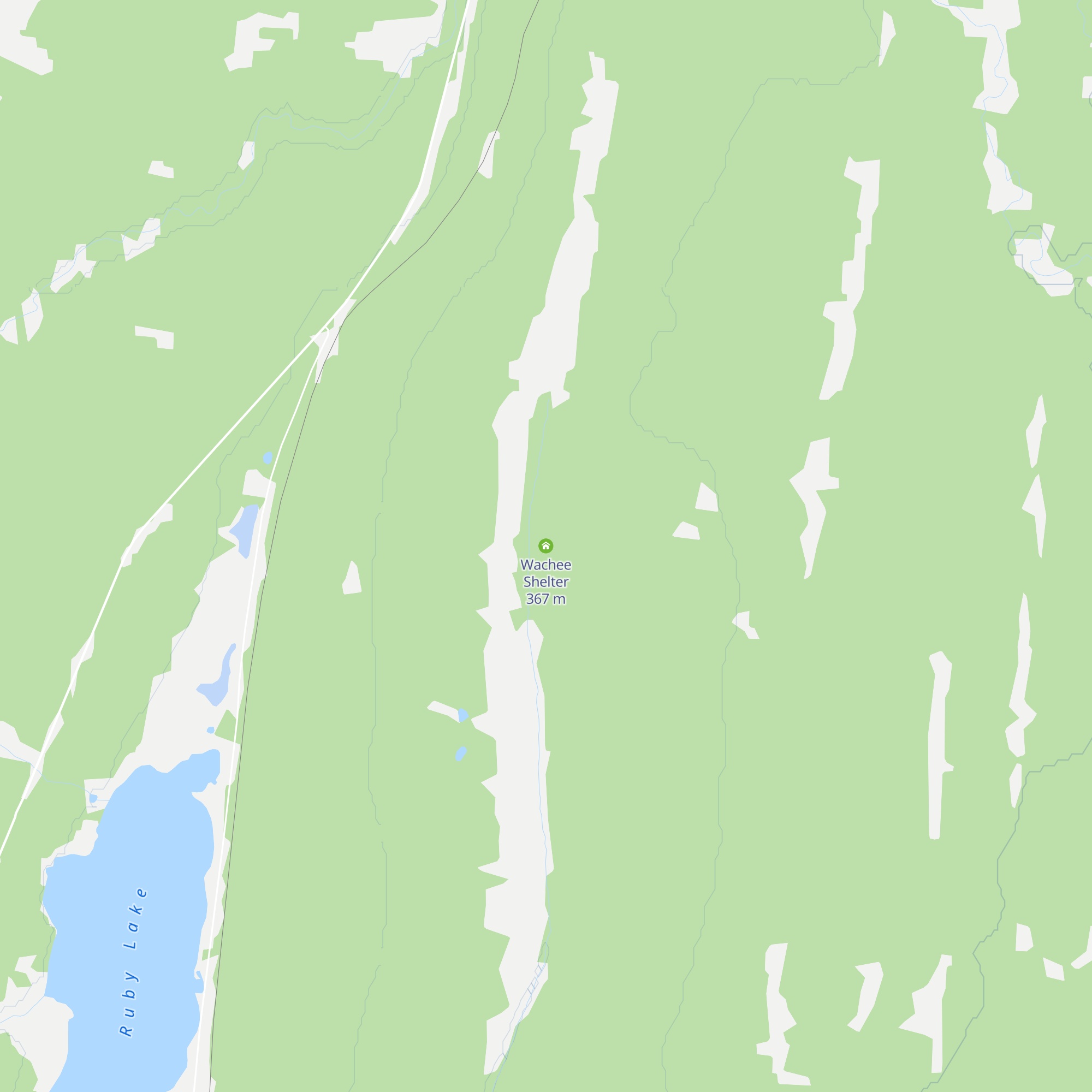 Wachee Shelter map