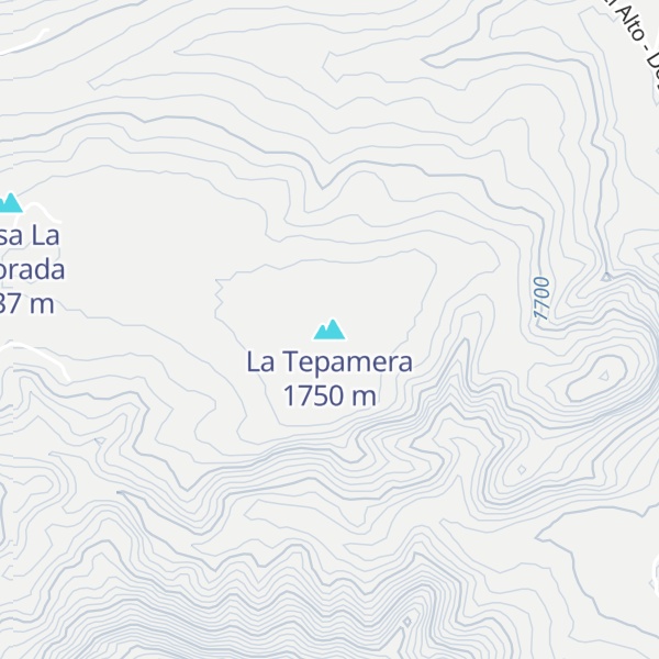 Map of La Tepamera