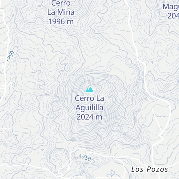 Map of Cerro La Aguililla