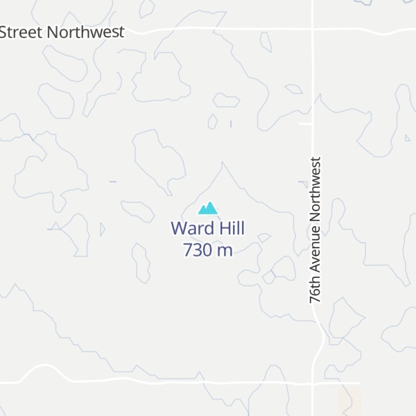 Map of Ward Hill