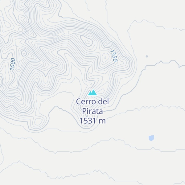Map of Cerro del Pirata