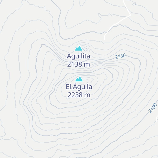Map of El Águila