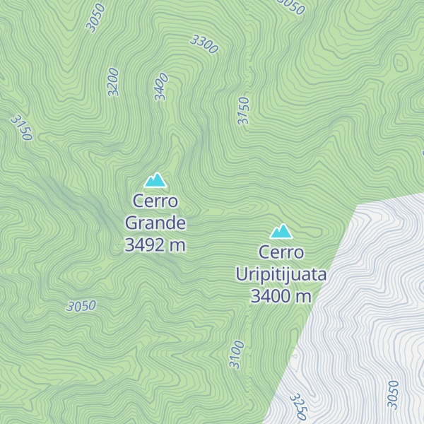 Map of Cerro Patamban