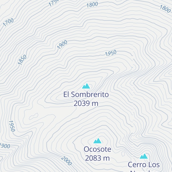 Map of El Sombrerito