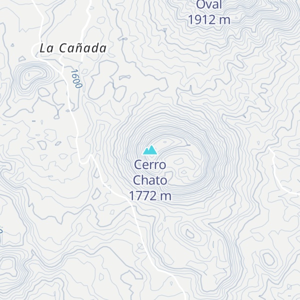 Map of Cerro Chato