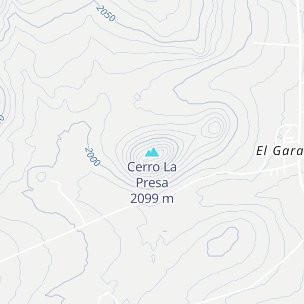 Map of Cerro La Presa