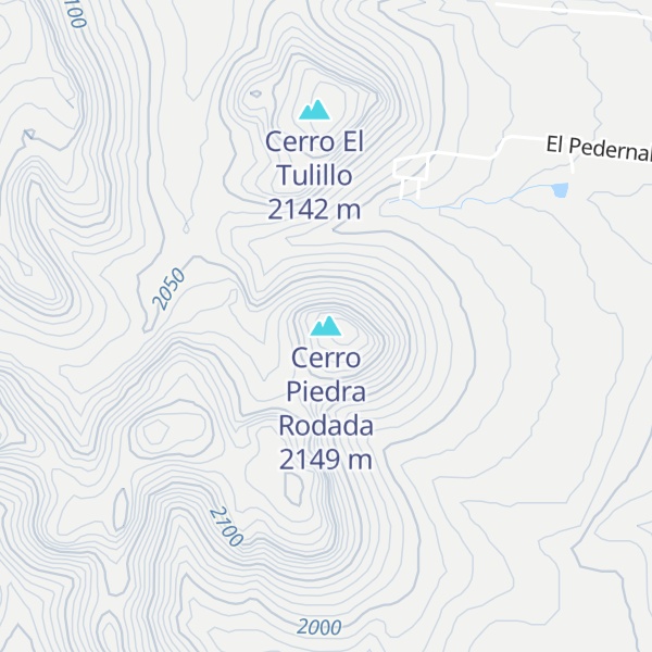 Map of Cerro Piedra Rodada