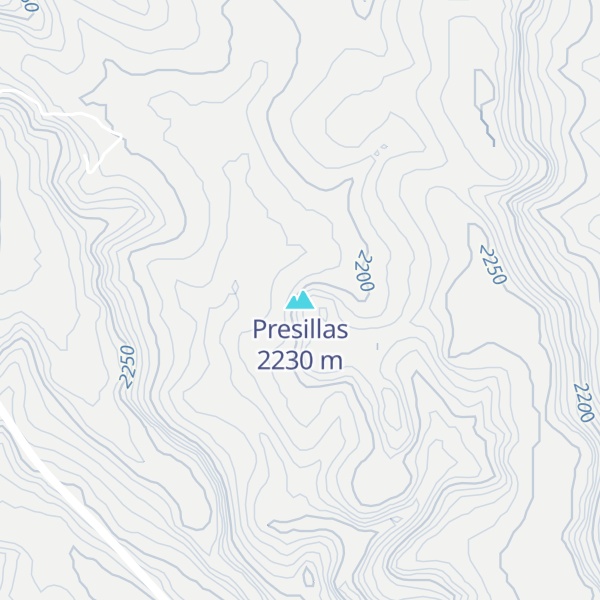 Map of Presillas