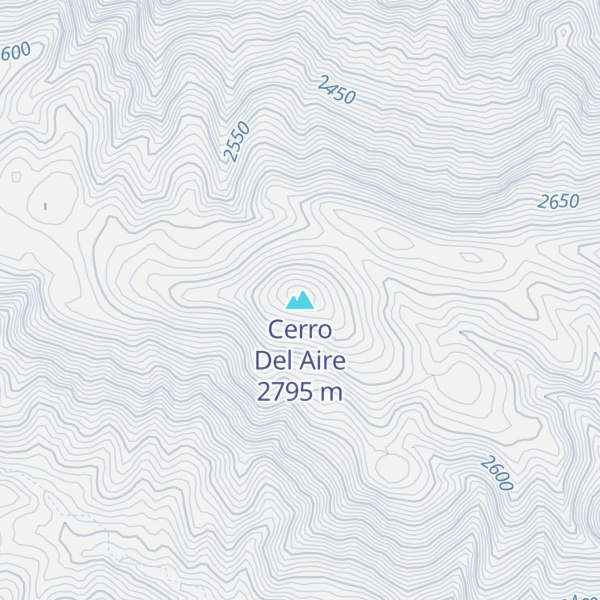 Map of Cerro Del Aire